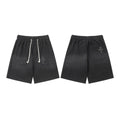 Chrome Hearts Black Drawstring Single Cross Patch Sweatshorts