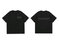 Represent Tonal "REP" & "REPRESENT" Logo T-Shirt - Black