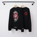 Chrome Hearts Floral Vine Cross Long Sleeve (Black)
