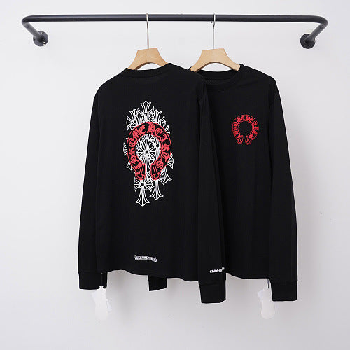 Chrome Hearts Floral Vine Cross Long Sleeve (Black)
