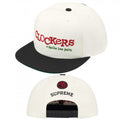 Supreme x Spike Lee Clockers Off-White and Black Snapback Hat