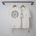 Chrome Hearts Classic Horseshoe Logo Short Sleeve T-Shirt (White)