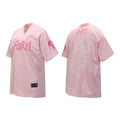 Chrome Hearts "FOAM" Lettering & Horseshoe Short Sleeve T-Shirt (Pink)