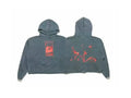 Enfants Riches Déprimés Red-Tone Portrait Hoodie - Washed Dark Grey