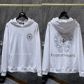 Chrome Hearts Classic Horseshoe Logo Hoodie (White)