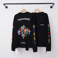Chrome Hearts Multi-Color Cross Cluster Long Sleeve (Black)