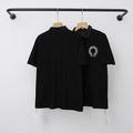 Chrome Hearts Horseshoe Logo Short Sleeve Polo Shirt (Black)