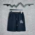 Chrome Hearts Black Multi-Cross & Logo Sweatshorts
