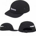 Supreme Black Graffiti Box Logo 5-Panel Camp Cap