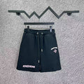 Chrome Hearts Black & Pink Cross Patch Script Sweatshorts