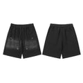 Chrome Hearts Black Washed-Pocket Drawstring Sweatshorts