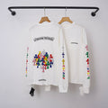 Chrome Hearts Multi-Color Cross Cluster Long Sleeve (White)