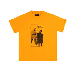 Enfants Riches Déprimés "E.R.D" Blindfolded Portraits T-Shirt - Yellow