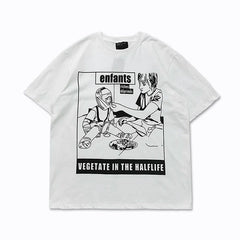 Enfants Riches Déprimés "Vegetate in the Halflife" Graphic T-Shirt - White