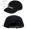 Supreme Black Corduroy 5-Panel Box Logo Camp Cap