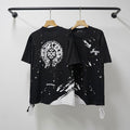 Chrome Hearts Paint Splatter Horseshoe & Cross T-Shirt (Black)