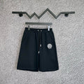 Chrome Hearts Black Horseshoe Logo Sweatshorts