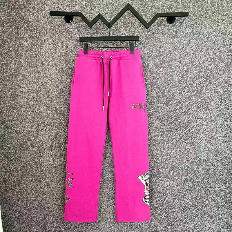 Chrome Hearts Cross Logo Lounge Pants (Hot Pink)
