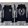 Chrome Hearts Gothic Letter "B" Horseshoe Hoodie (Black)