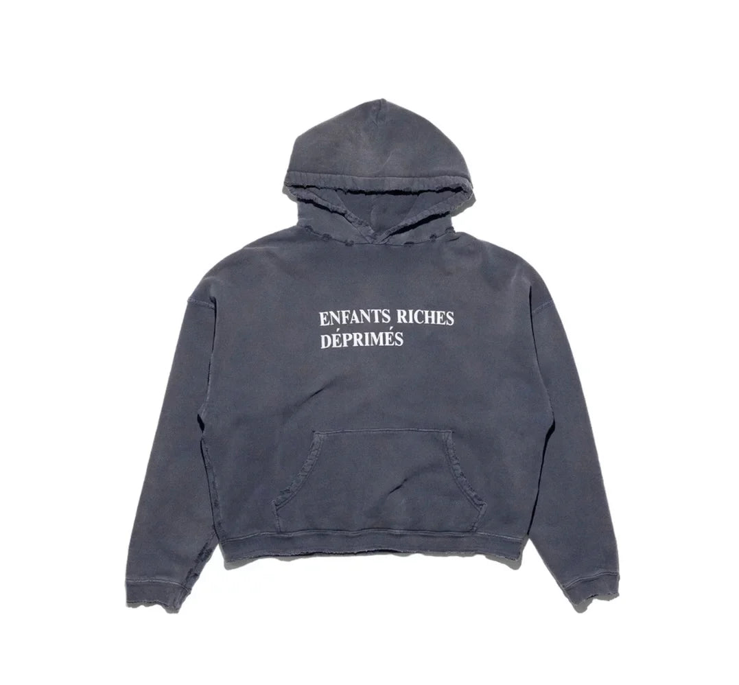 Enfants Riches Déprimés Classic Logo Hoodie - Washed Black