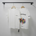 Chrome Hearts Lower Cluster Cross & Scroll Short Sleeve T-Shirt (White)