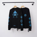 Chrome Hearts Blue Gothic Cross Long Sleeve (Black)