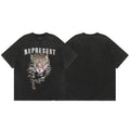 Represent Leopard Graphic T-Shirt - Black