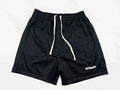Represent Mesh Drawstring Gym Shorts - Black