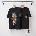 Chrome Hearts Multi-Color Cluster Cross Short Sleeve T-Shirt (Black)