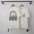 Chrome Hearts Arch Multi-Cross Horseshoe Short Sleeve T-Shirt (White)