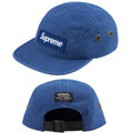 Supreme Royal Blue Canvas 5-Panel Box Logo Camp Cap