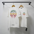 Chrome Hearts Rainbow Gradient Horseshoe & Cross T-Shirt (White)