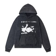 Enfants Riches Déprimés Multi-Graphic Zip-Up Hoodie - Black