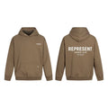 Represent Owners' Club Heavyweight Hoodie - Khaki/Brown