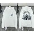 Chrome Hearts Multiple Cross & Horseshoe Hoodie (White)