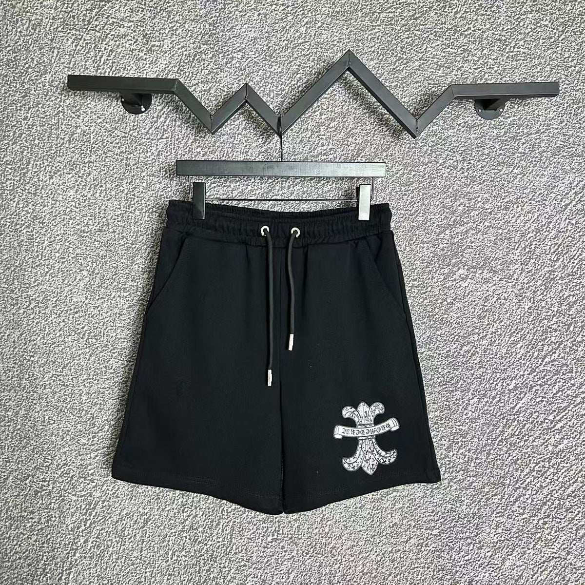 Chrome Hearts Black Bear Graphic Sweatshorts