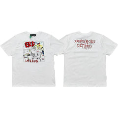 Enfants Riches Déprimés Graffiti Art & Red Back Branding T-Shirt - White
