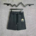 Chrome Hearts Black Multi-Color Cross Logo Sweatshorts
