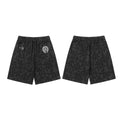 Chrome Hearts Black Monogram Cross Print Sweatshorts