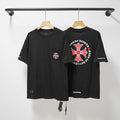 Chrome Hearts Red Pocket Cross & Large Back Logo T-Shirt (Black)
