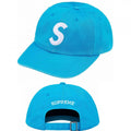 Supreme Bright Blue S Logo 6-Panel Dad Hat