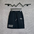 Chrome Hearts Black Cross & Bottom Script Sweatshorts