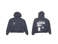 Enfants Riches Déprimés Chest Text & Back Photo Grid Hoodie - Washed Black