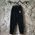 Chrome Hearts Pink Cross Applique Lounge Pants (Black)