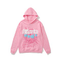 sp5der Atlanta Star Spiderweb Graphic Hoodie Bubblegum Pink