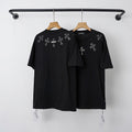 Chrome Hearts Collar Cross Print Short Sleeve T-Shirt (Black)