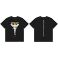 Represent Angel Figurine & Vertical Logo Graphic T-Shirt - Black