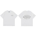 Represent Circular Crest Owners' Club Graphic T-Shirt - White